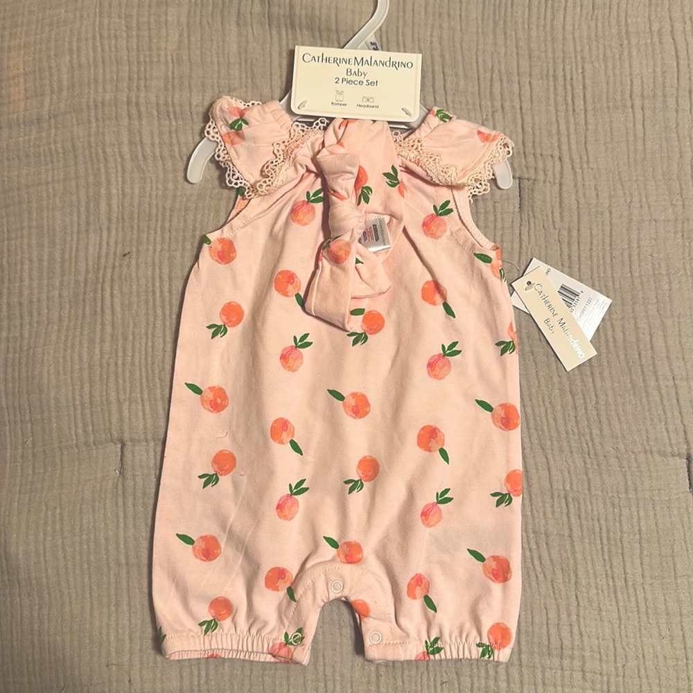 NWT Catherine Malandrino Baby 2 piece set